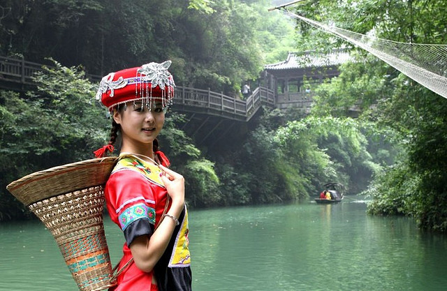 三峡大瀑布,三峡人家,两坝一峡3日游 情三峡人家;游秀丽.